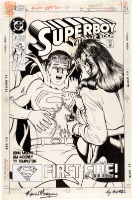 Kevin Maguire Ty Templeton | Superboy the Comic 2 Cover (Dc, 1992) | Will’s Comic Art Page