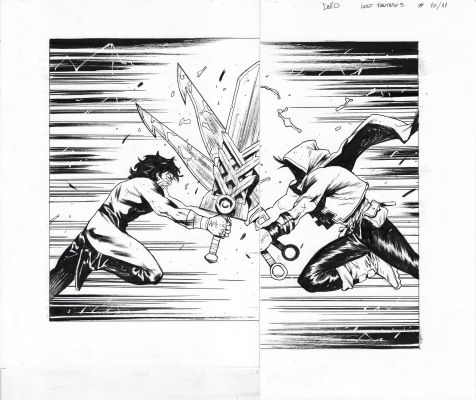 Maxi Dallo | Lost Fantasy Issue 05 Page 10 & 11 | Splash Page