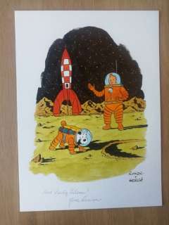 Rodier, Yves - Original watercolor art - Homage to Hergé - (2016) | Catawiki