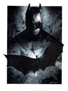 Batman by Daniel Azconegui - Original Watercolor Painting | Catawiki