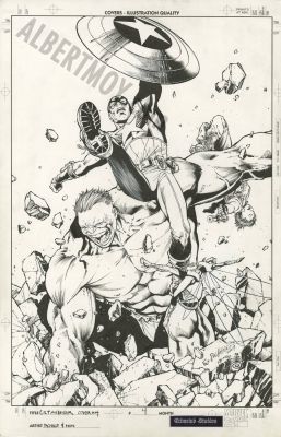 Carlos Pacheco | Ultimate Avengers Issue 4 Page Cover | Albert Moy