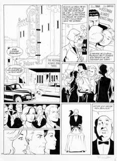 Berthet | Pin-Up, planche n°37 Ã  l’encre de Chine de l’ép… | Banque Dessinée