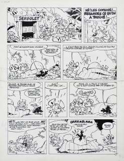 DUPA Chlorophylle Planche 4 du récit L’oeuf publié dans le journal de Tintin 355 en [...] | Vermot et Associés