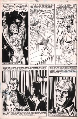 Don Perlin, Joe Sinnott | Defenders #96 P.2 - Asmodeus Jones & Fashima - 1981 | Anthony’s Comic Book Art
