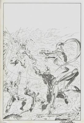 Claudio Castellini | Countdown #25 Cover (Firestorm & Atomic Knights!) 2007 | Romitaman