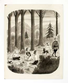 An original Charles Addams illustration | misc / divers