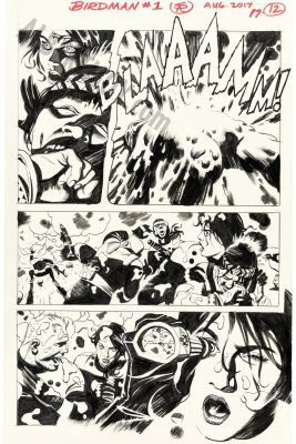 Steve Rude | Future Quest Presents: Birdman Issue 5 Page 12 | Albert Moy