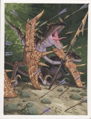 Den Beauvais | Joomjaba Guardians Tcg Fantasy Card Game Dinosaur | TDArt