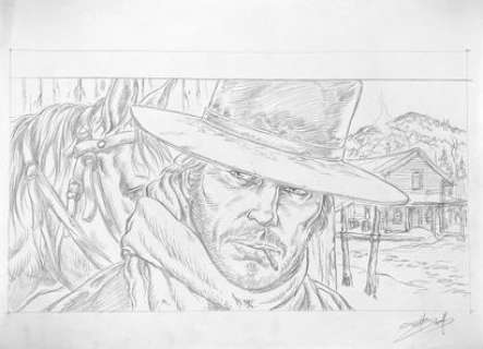 SWOLFS - Â«Â DurangoÂ Â» - Dessin original signé.… | Collauctions