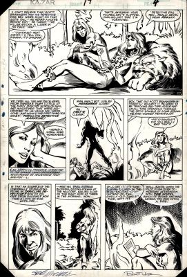 Ron Frenz, Steve Mitchell | Ka-Zar #17 P 4 (Ka-Zar & the Sexy Shanna the She-Devil Throughout!) 1982 | Romitaman