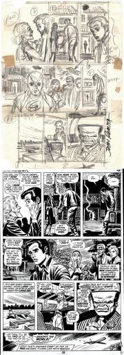 John Romita Sr. | Amazing Spider-Man #115 Story P 20 Prelim with Full Size Art Print Also (Hammerhead, Peter, Gwen Stacy, Aunt May, Robby Robertson, Ned Leeds!) 1972 | Romitaman