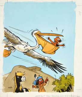 Derib (Claude de Ribeaupierre,... | Yakari. Encre de Chine et encre de couleur pour cette... | Coutau Bégarie