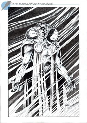 Chris Mooneyham | G.I. Joe: a Real American Hero Issue Hama Files Edition #49 Page Cover | Felix Comic Art