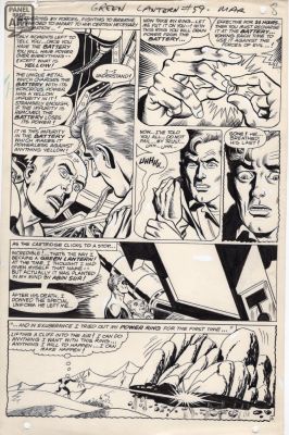 Gil Kane | Green Lantern 59 Page 6 (Gl Origin) | Panel Page Art