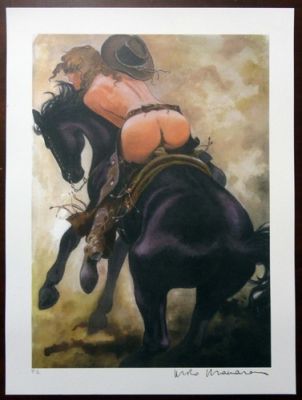 Milo Manara - "Horsewoman" Original and full signed - P.A. -Rare! | eBay Europe (Buy It Now)