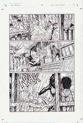 Karl Moline | Bprd: the Dead Remembered #3 Pg.11 - Interior Page - 2011 | Anthony’s Comic Book Art