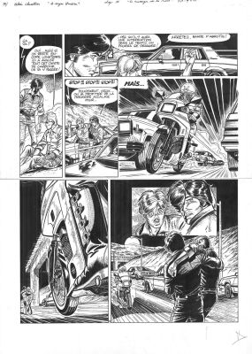 Denayer Christian | Planche originale 14 Alain Chevallier tome 14 Sous le signe indien | Galerie Napoléon