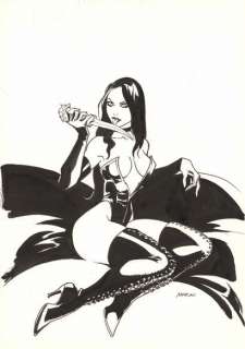 Enrico Marini (Né En... | Encre de Chine sur papier pour un dessin utilisé en... | Tessier Sarrou