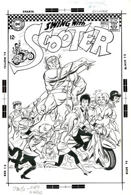 Joe Orlando | Orlando, Joe - Swing with Scooter #3 Large-Size, First Cover, Teen Beatniks / Go-Go Chex 19966 | Cool Lines Art