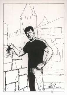 Vernes/Coria - Dessin original pour une exposition - Bob Morane - (2017) | Catawiki