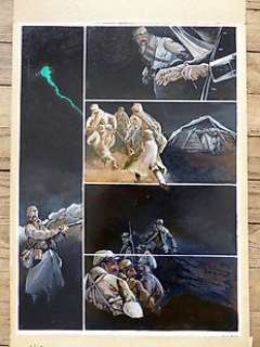 Le Hénanff, Fabrice - Planche originale en couleur direct (p.15) - Les caméléons - (2001) 