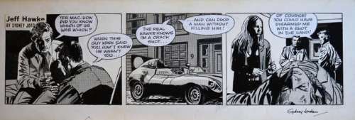 Original comic strip by Sydney Jordan: Jeff Hawke | Catawiki