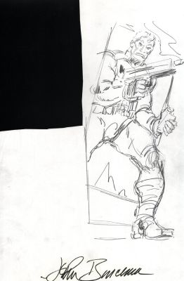 John Buscema | Punisher: War Zone #23 P 11 Splash (11 X 17 Inch Prelim) | Romitaman