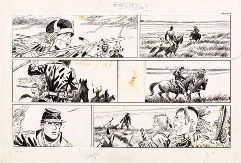 Pratt Hugo - "Il Sergente Kirk - Sentiero di sangue", 1957 | Urania Casa d’Aste