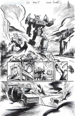 Jason Howard | Transformers (2023 Image) Issue 33 Page 17 | Splash Page
