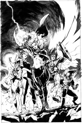 Valerio Schiti - Avengers #28 Cover