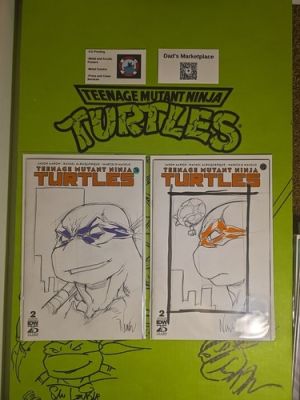 Original Art Eddie Nunez Mikey/donnie With coa | eBay US (Buy It Now)