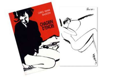 Baudoin | Chagrin d’encre Album enrichi d’une dédicace Ã  l’encre... | Cornette de St Cyr