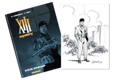 Guerineau, Richard | XIII Mystery Dédicace couleur Ã  l’encre de chine et... | Cornette de St Cyr