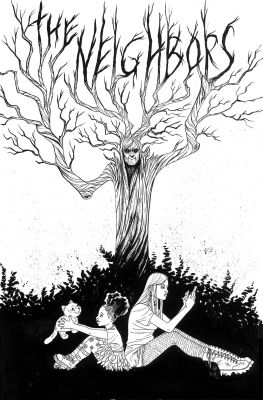 Megan Hutchison | The Neighbors #4 Cover Original | Megan Hutchison