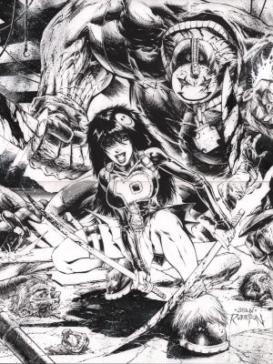 Shelby Robertson - Darkshrine Silvestri Homage Vertical Dps Art - Signed