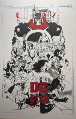 Javi Fernández | DC K.O. #1 Comic Sketch Art NYCC Variant | The Green Room