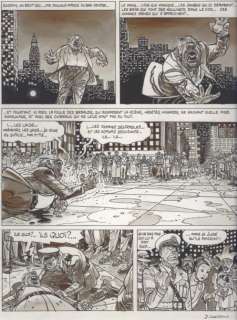 Goossens | Planche originale. Encre et lavis, 38 x 30 cm . Encadrement et | Art Richelieu