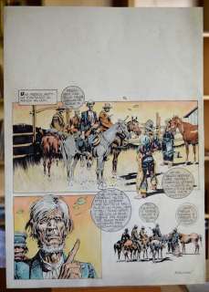 Calegari, Renzo - original plate for a western comic publication | Catawiki