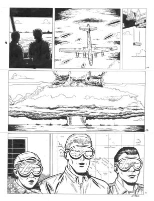 Le Bras Andrã© | Planche originale 6 BUCK DANNY (classic) tome 11 - L’ombre rouge - | Galerie Napoléon