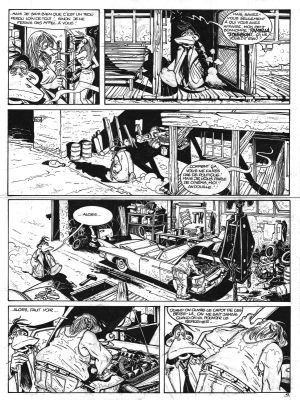 Sokal Benoît | Planche originale 9 du Tome 10 de Canardo - La Fille qui rÃ©vait d’horizon - | Galerie Napoléon