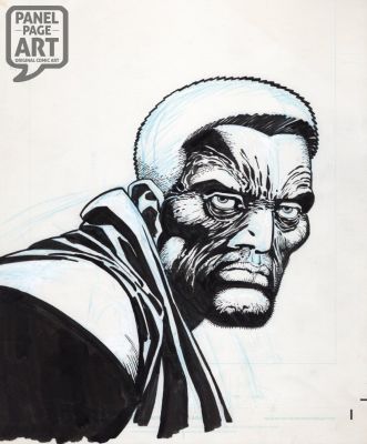 Frank Miller | Sin City - Marv - First Concept Art | Panel Page Art