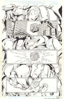 Original Art Page By Alitha Martinez & Rodney Ramos - Marvel Comics / Wizard - The Invincible Iron Man #1/2 - Page 12 - (2000) | Catawiki