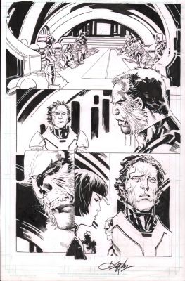 Ken Lashley | Wolverine/X-Men Panel Page - Signed | Anthony’s Comic Book Art