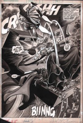 Gene Colan, Klaus Janson | Howard the Duck #2 P.55 - Tonal Splash - 1979 Signed | Anthony’s Comic Book Art
