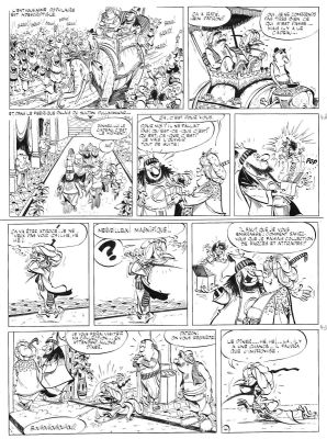 Tabary | IZNOGOUD, planche originale 4 Le voyage officiel | Galerie Napoléon