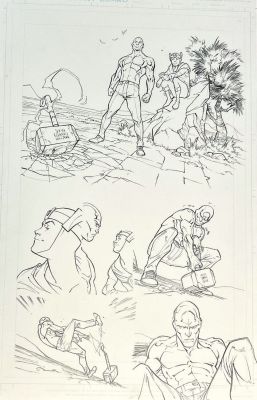 Pepe Larraz | The Mighty Thor #10 P.9 | The Green Room