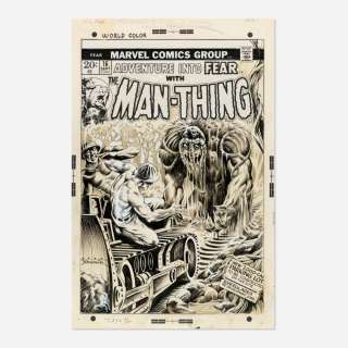 Frank Brunner, Adventure Into Fear #16 Cover Original Art (Marvel Comics, 1973) | Landry Pop Auctions