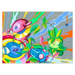 Yandy Graffer - Dans le Sillage du Chaton Soleil (2021) - Oeuvre originale sur papier