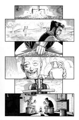 Pere Pérez | Logan: Black, White and Red #03 Page 01 | Black Diamond