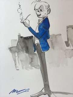 Munuera - Illustration originale en couleur - Spirou et Fantasio - Fantasio | Catawiki